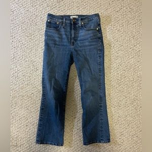 Madewell cali demi boot jeans glenside wash